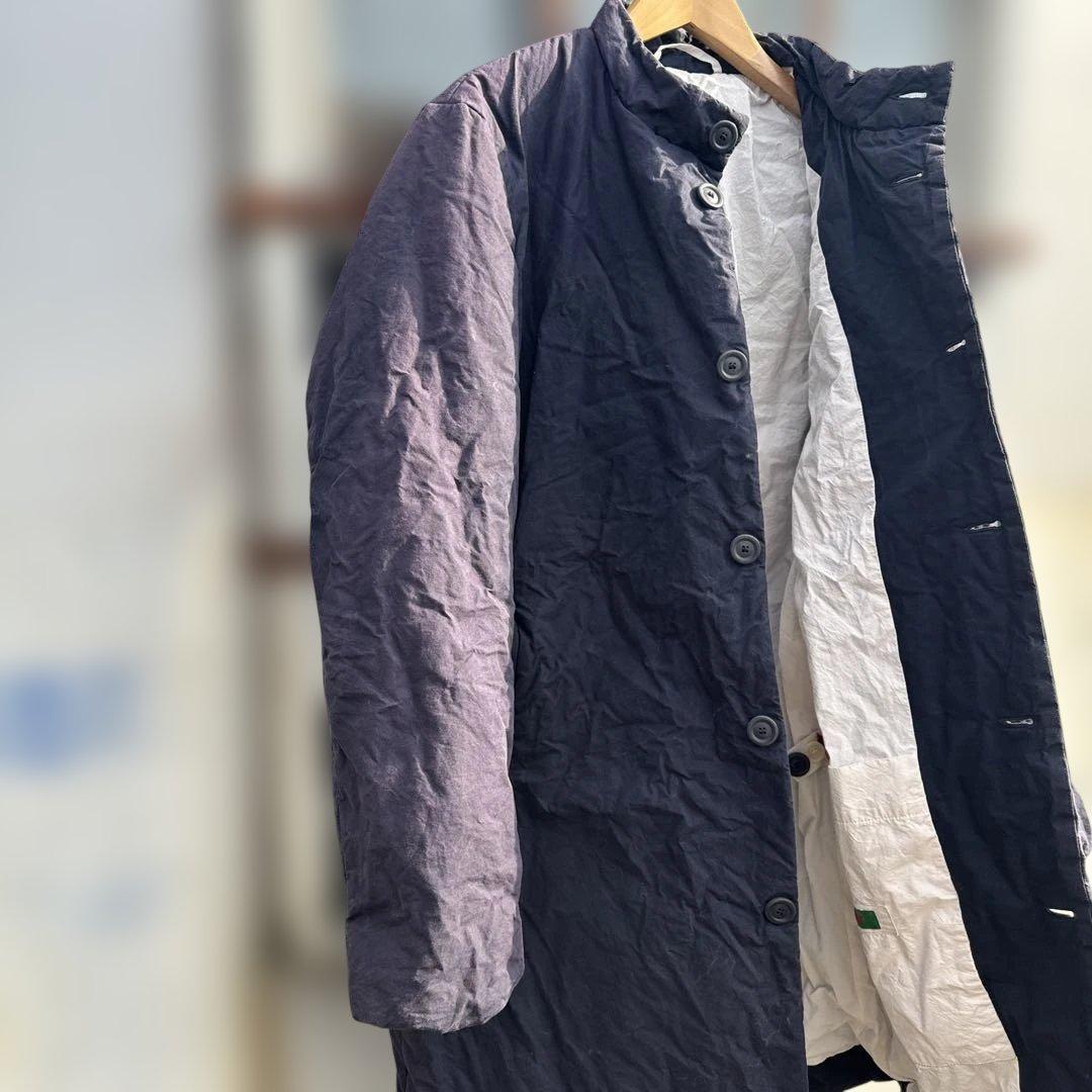 CASEY CASEY スタンドカラーコート　サイズS表記　中古品　色褪せヤケ有