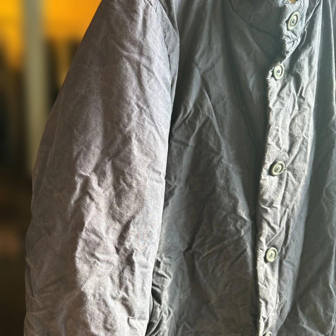 CASEY CASEY スタンドカラーコート　サイズS表記　中古品　色褪せヤケ有