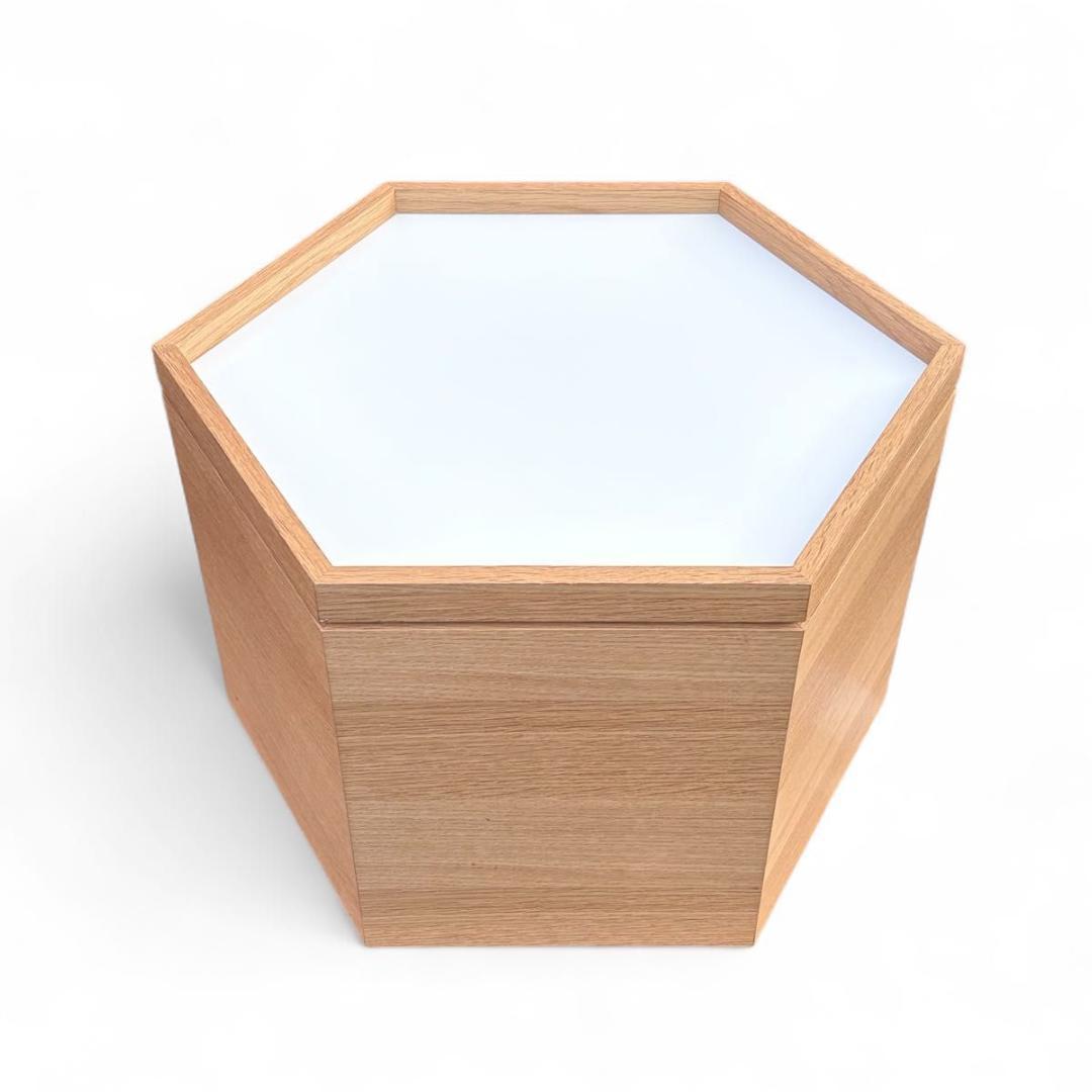 パモウナ カデンツァ エザーゴノ 収納BOX サイドテーブル 北欧 オーク材