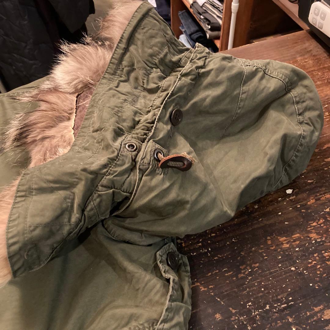 green M-51 コヨーテファー フィッシュテール モッズコート HYKE