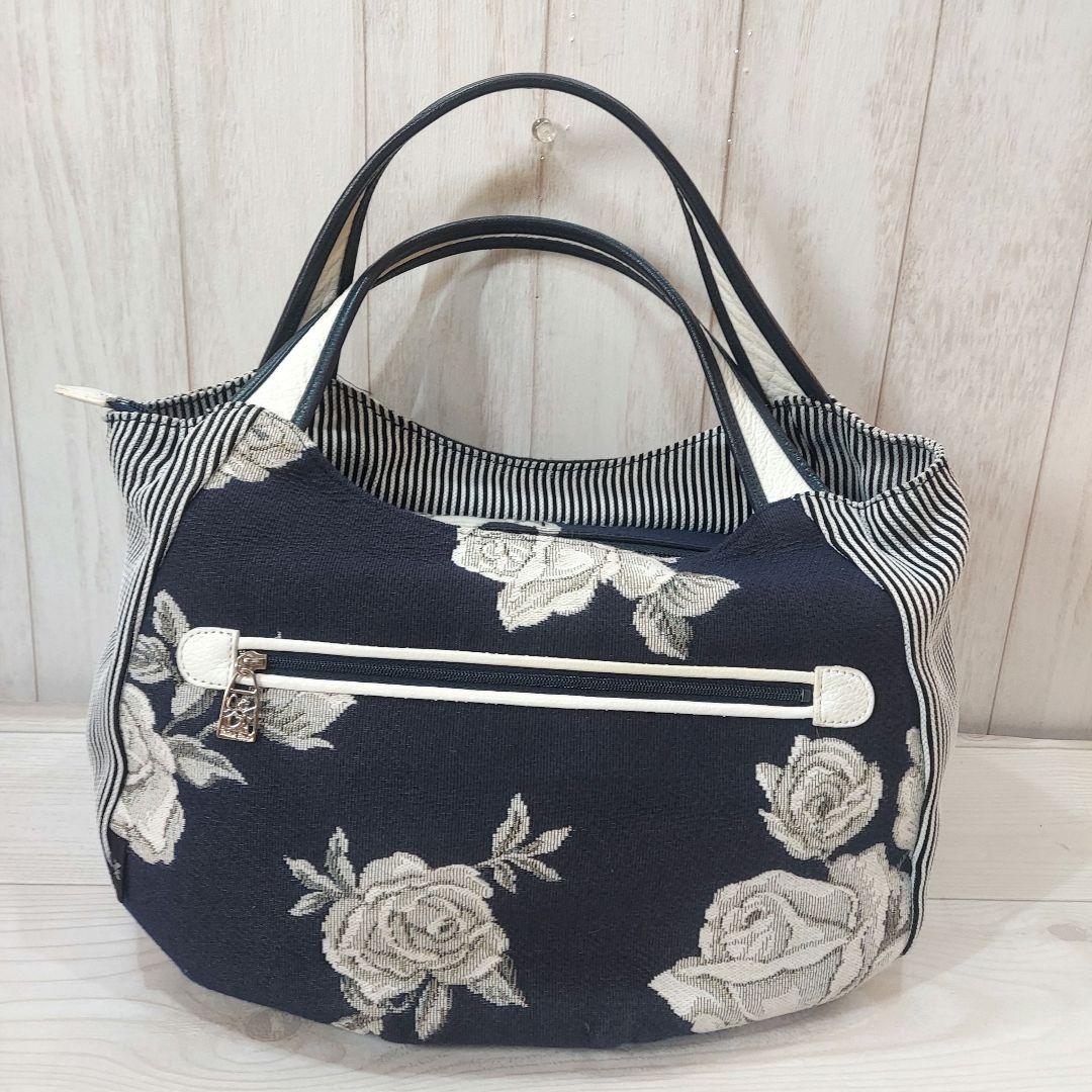 Think Bee! ノバビアンカ ビーズ トートバッグ ゴブラン織り