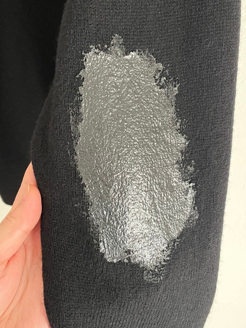 【YOKE】24FW エルボーペイントニット