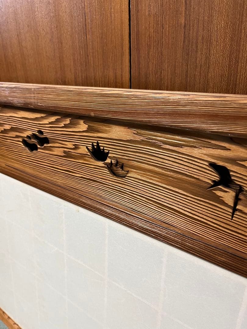 風炉先　炉屏風　衝立　茶道具　煎茶道具　和風インテリア　屏風