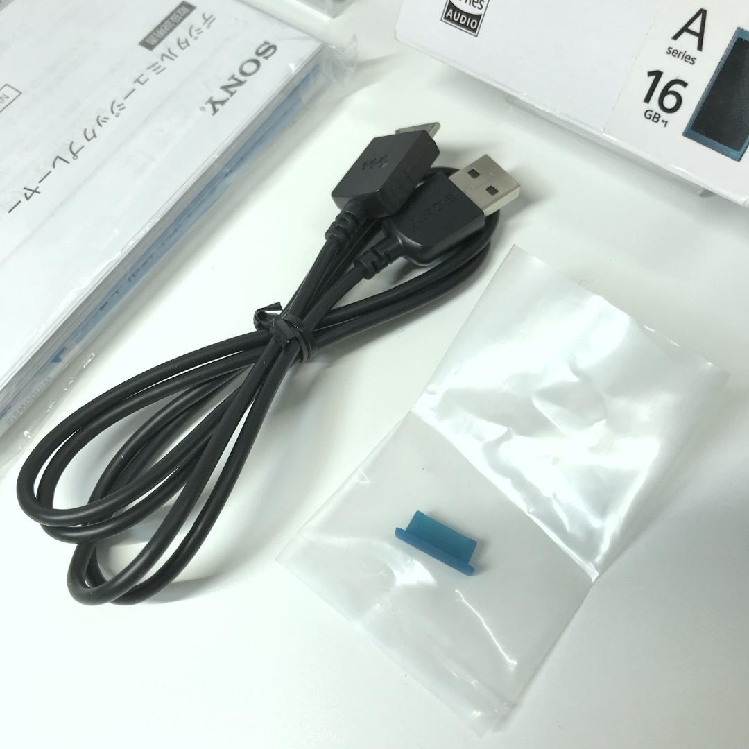 【極美品】SONY ウォークマン Aシリーズ NW-A35 16GB ブルー