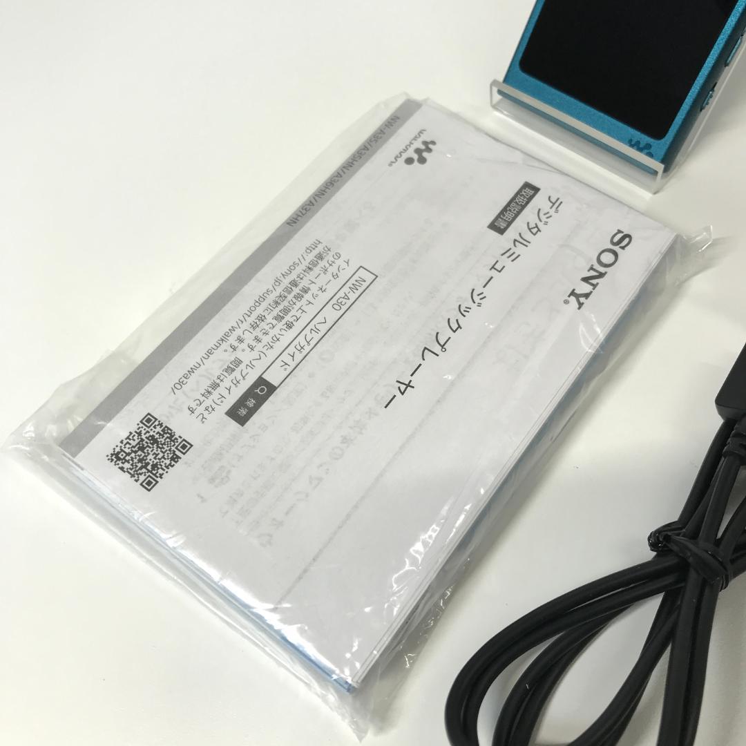 【極美品】SONY ウォークマン Aシリーズ NW-A35 16GB ブルー
