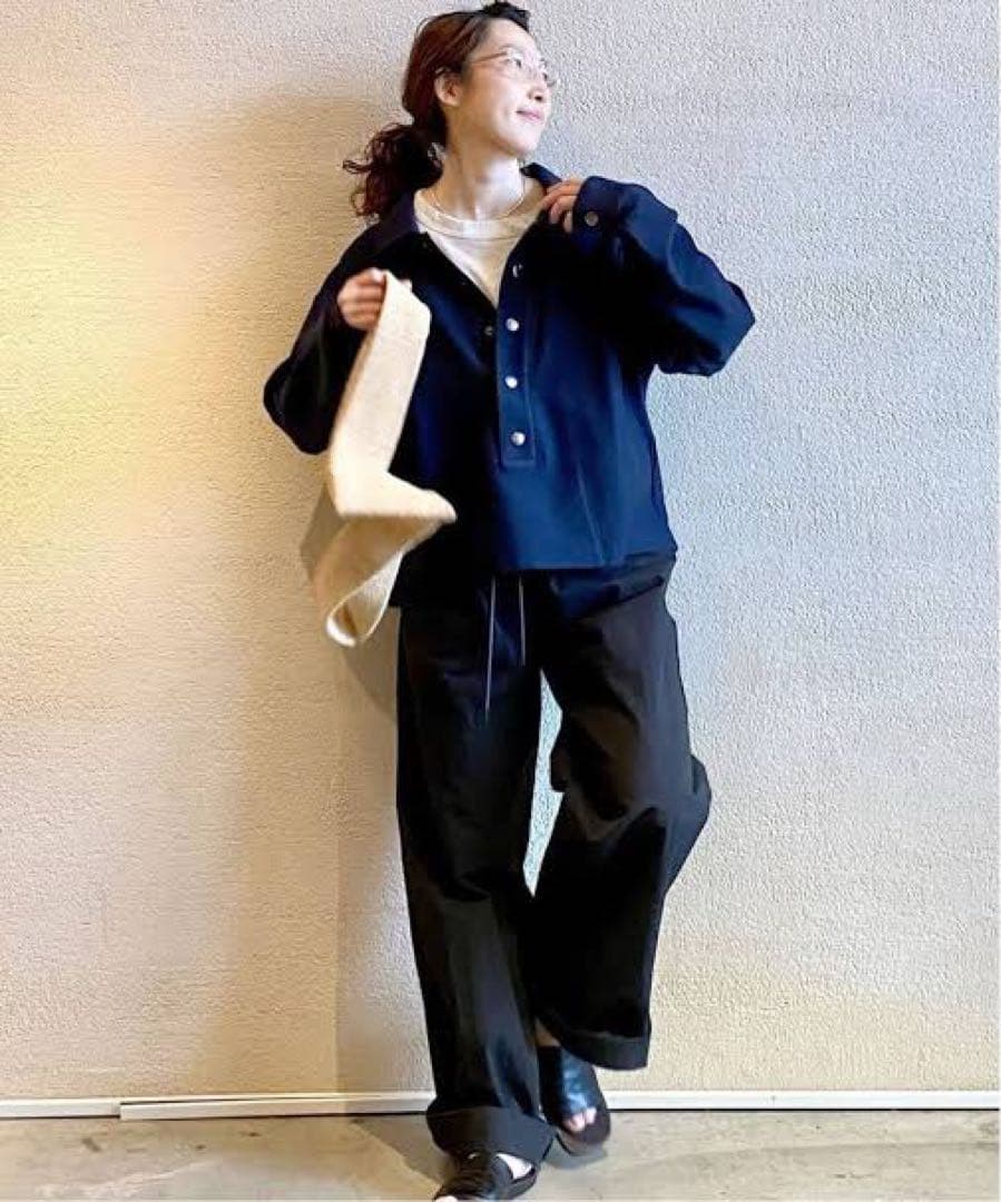 Seya. ANGLER PULL OVER スキッパートップス