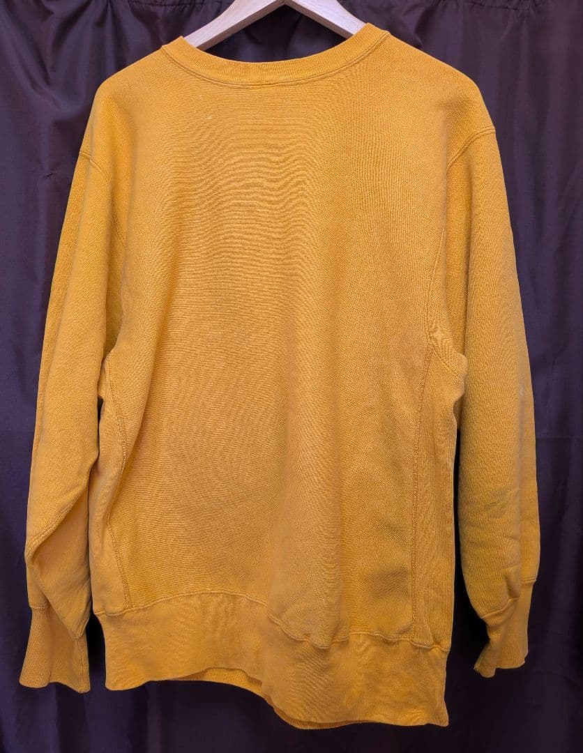 90s チャンピオンリバースウィーブ 1つ目 USA製 希少 マスタード