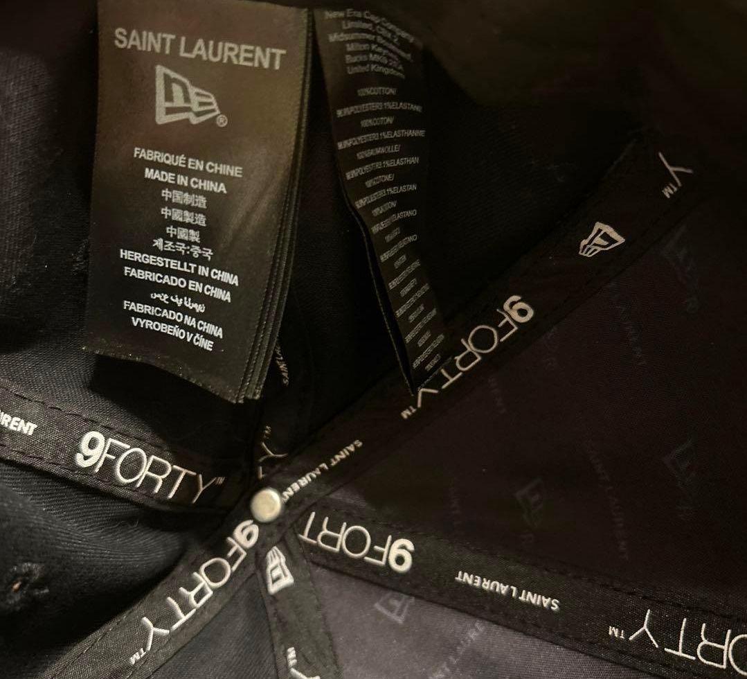 イブサンローラン　ニューエラ　YSL 9FORTY キャップ