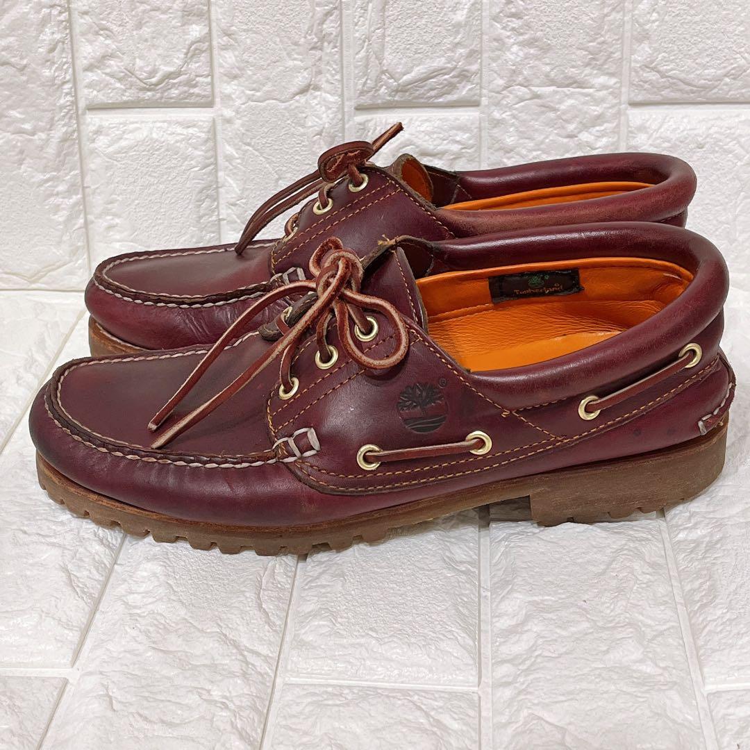 限定値引✨ティンバーランド デッキシューズ 3eye クラシック バーガンディ