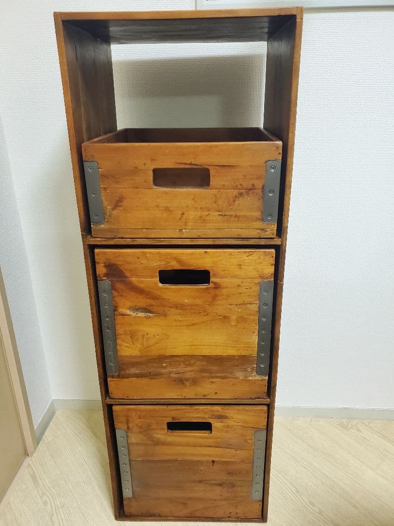 ACME furniture トロイ シェルフ&ボックスセット　4点セット売り