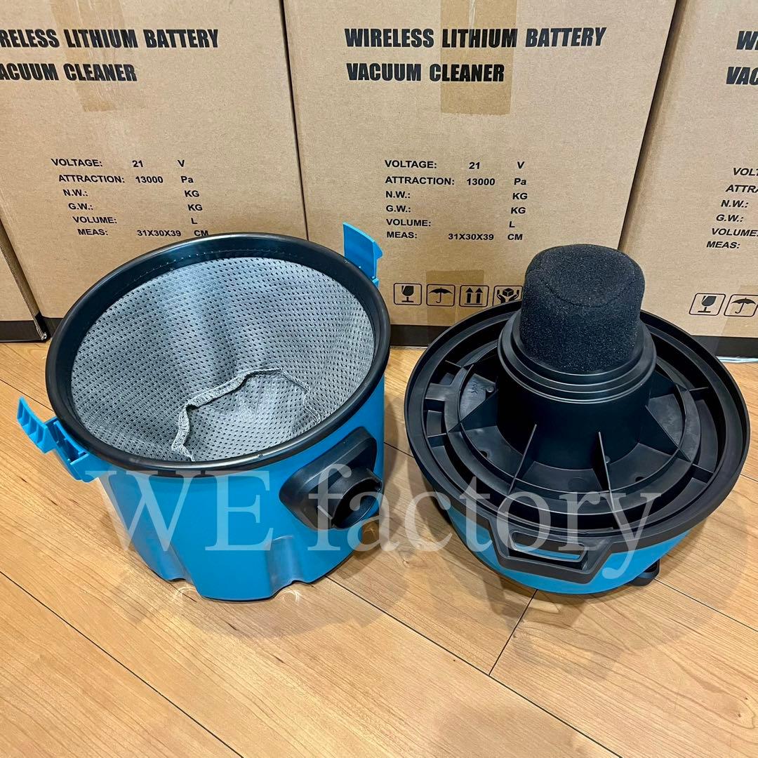 WE factory 18V 充電式乾湿両用クリーナ (10Ｌ) HC003