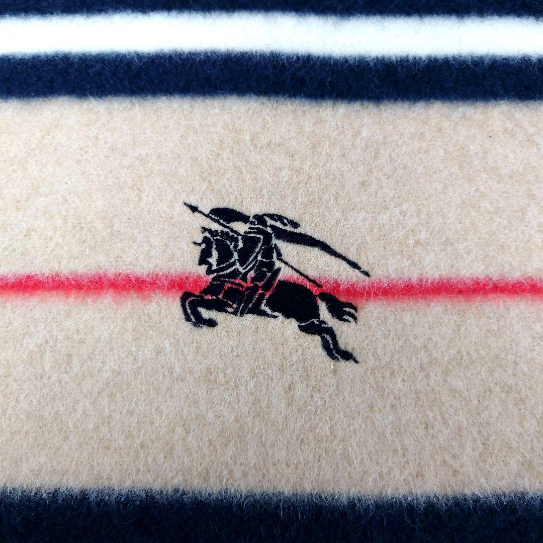 M0109B1 未使用★BURBERRY ウール毛布 140×220