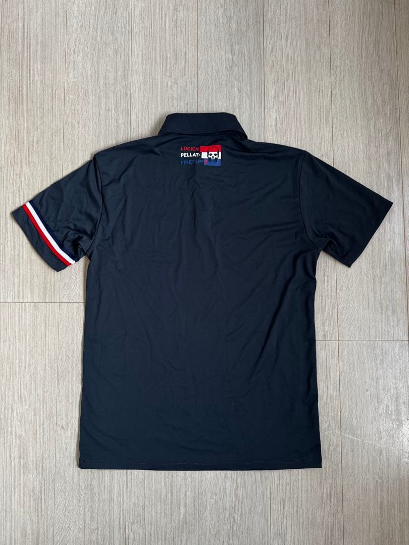 LPFG メンズ スカル＆トリコロールバンド 半袖ポロシャツ　美品