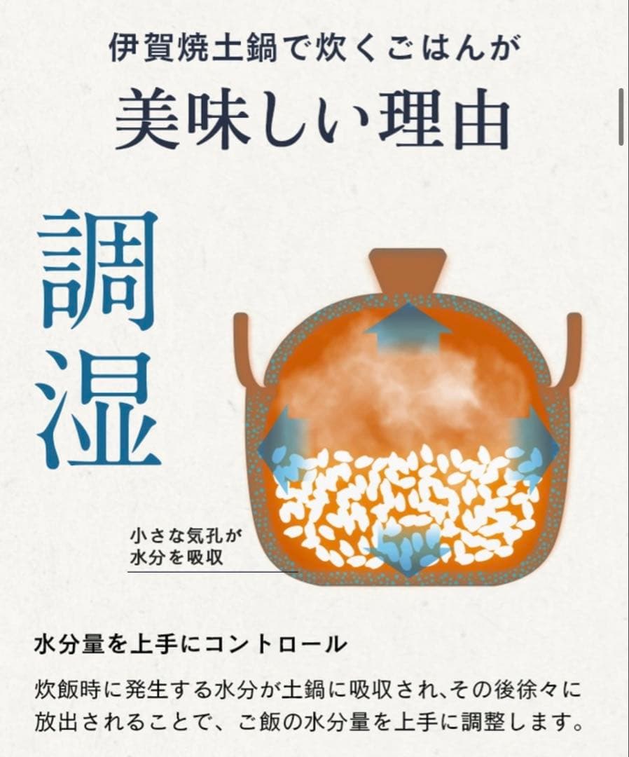 1人用 レンジで簡単 直火を超えた旨み溶け出す本格ごはん 伊賀焼レンジ土鍋
