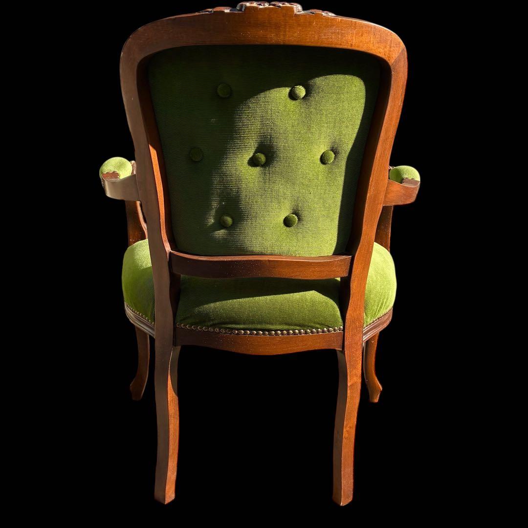 アンティーク　ロココ調　椅子　Ｂ