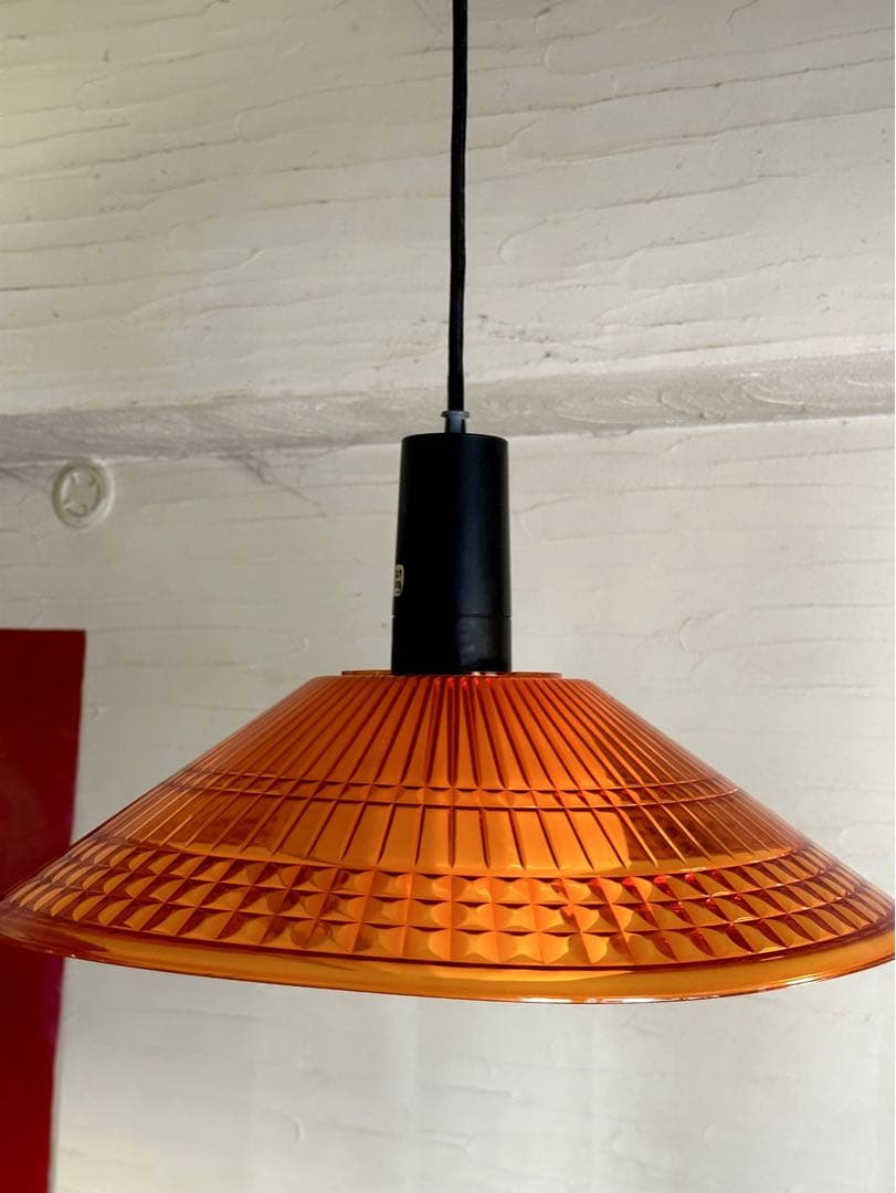 スペースエイジ　70s ナショナル　ペンダントライト　蛍光灯　レトロポップ