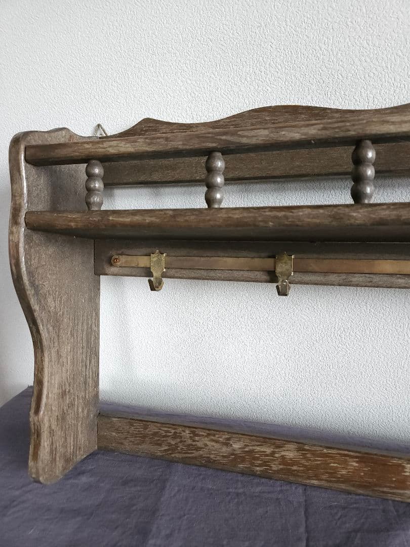 アンティーク　ウォールラック