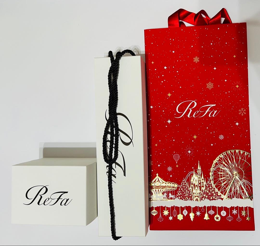 ReFa ストレートアイロン プロ ピンク＆ホルダー&限定ショッパー３点セット