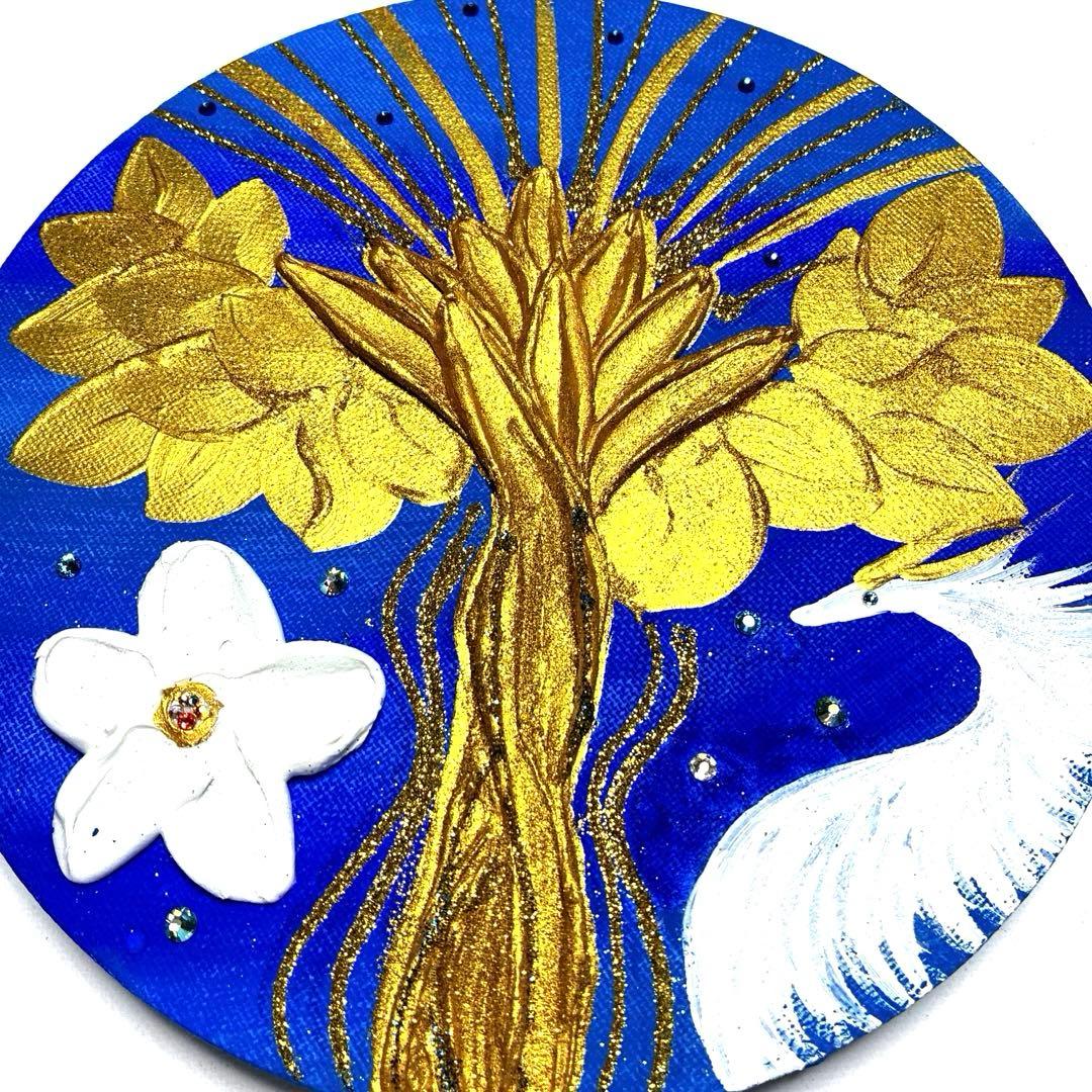 開運絵画　守護の方達からのメッセージ　龍樹　金の成る木　スーパームーン　白龍