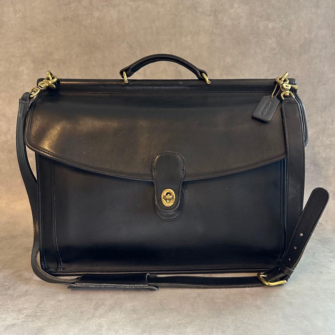 バッグ Vintage COACH Metropolitan Briefcase BK