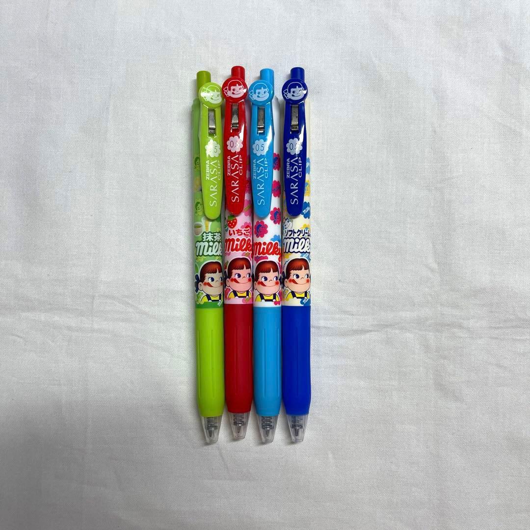 SARASA　サラサクリップ　不二家ペコちゃん セット　ボールペン