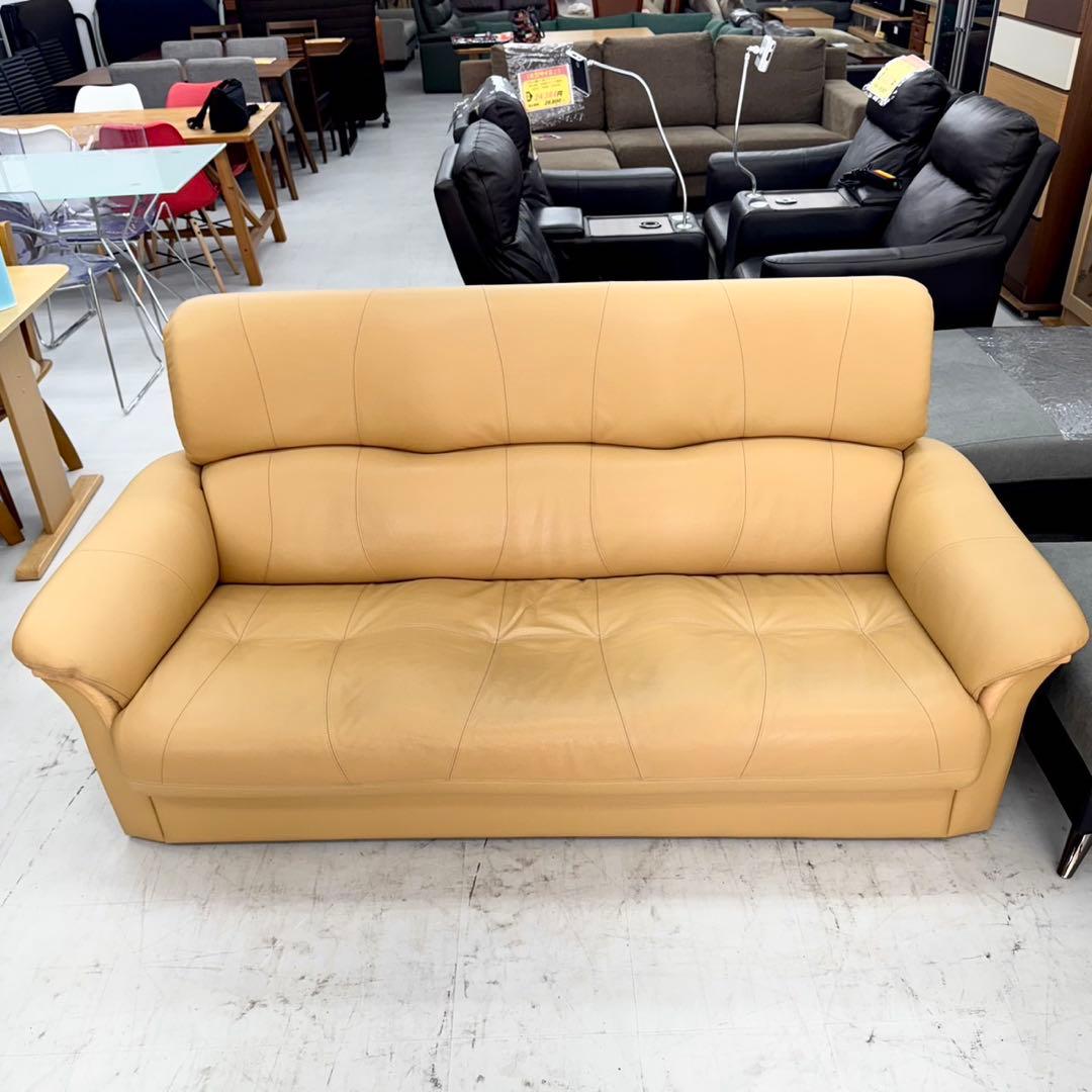 定価262,900円現行モデル 浜本工芸 185cm幅3人掛けソファ