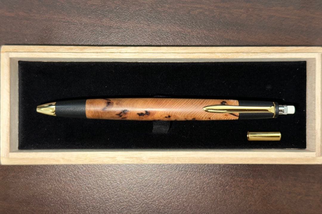 野原工芸似　屋久杉工房京 屋久杉 無垢 シャープペンシル0.5mm