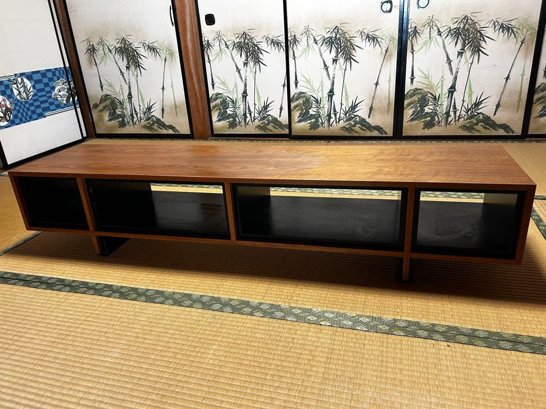 木製ラック・ウッドラック Landscape Products Cabinet Low Walnut