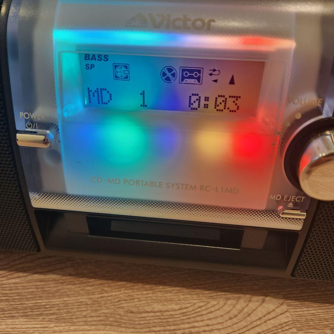 動作品　Victor CD・MDポータブルシステム RC-L1MD