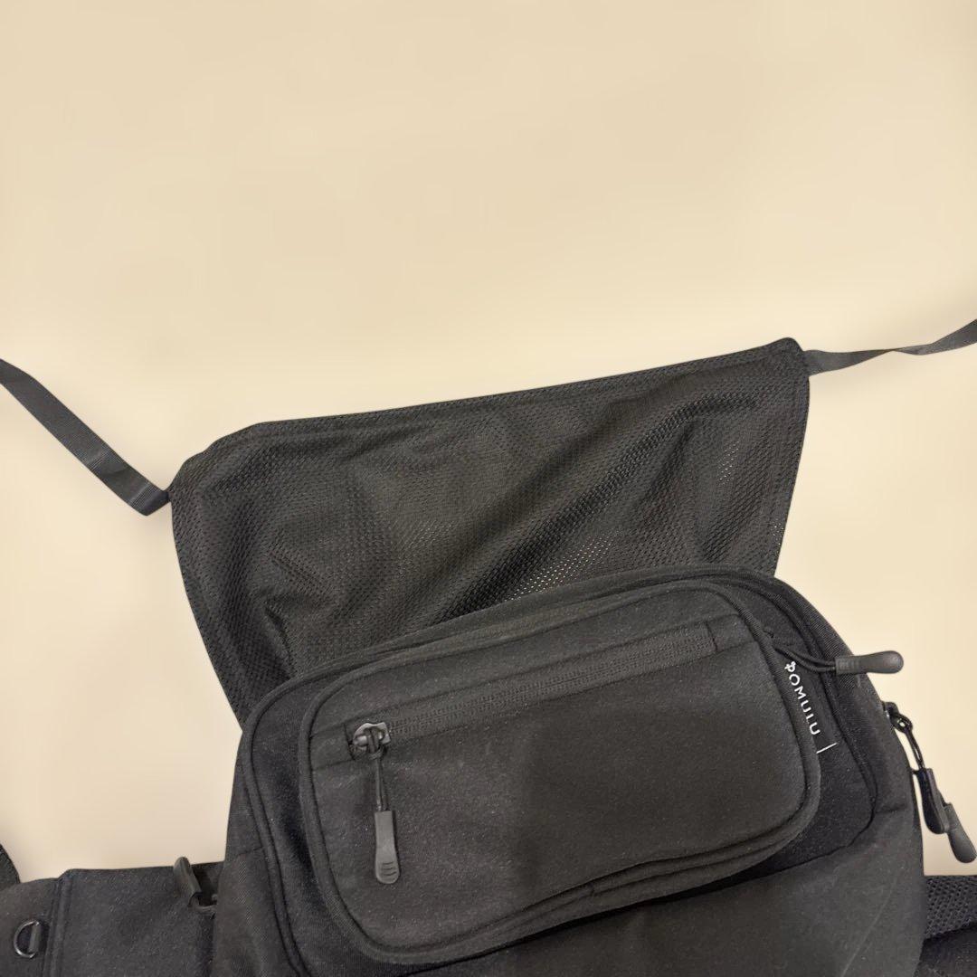 POMULU 2way ヒップシート ブラック