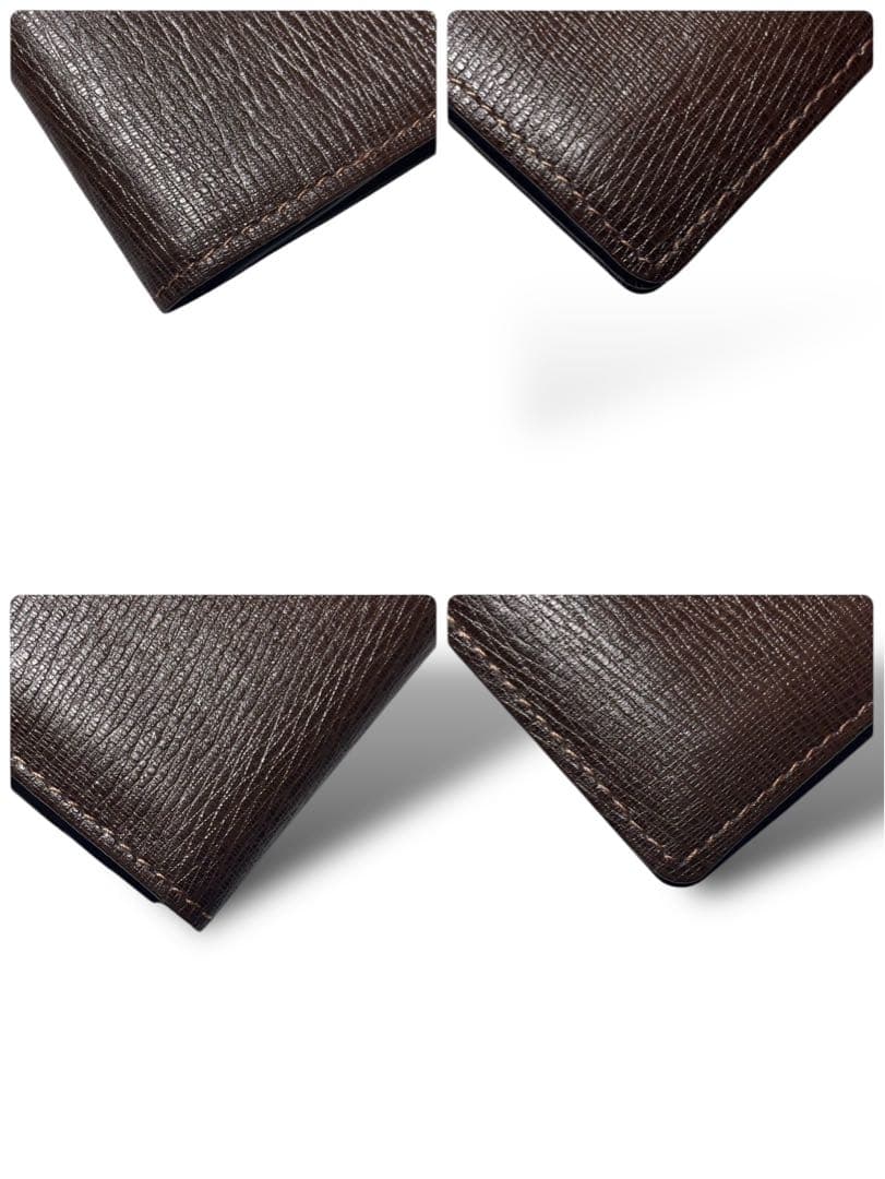 バーバリー　ノバチェック　名刺入れ　カード入れ　ブラウン　ゴールド金具