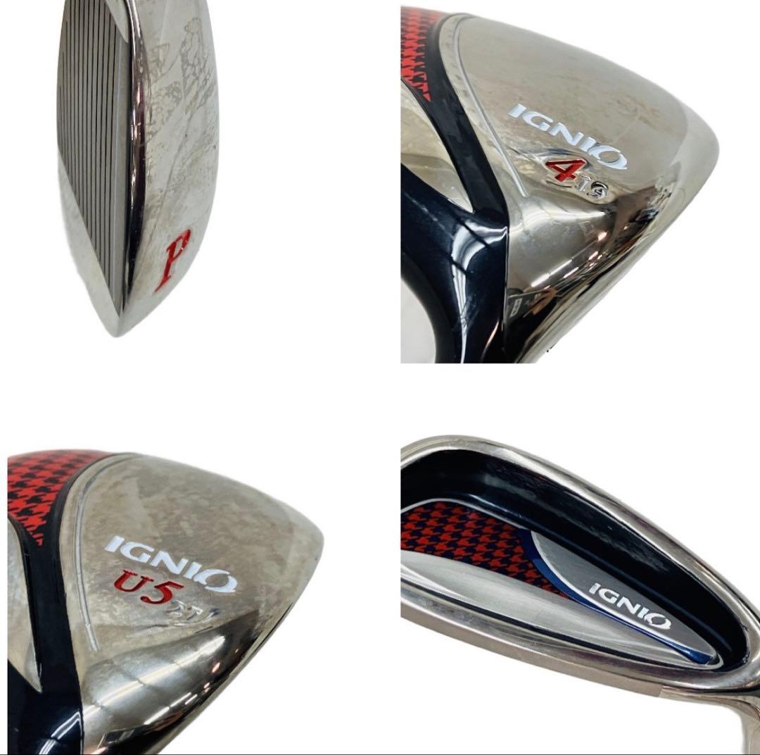 超美品！レディース！IGNIO NV2X3P EC 女性用ゴルフセット7本Ｌ