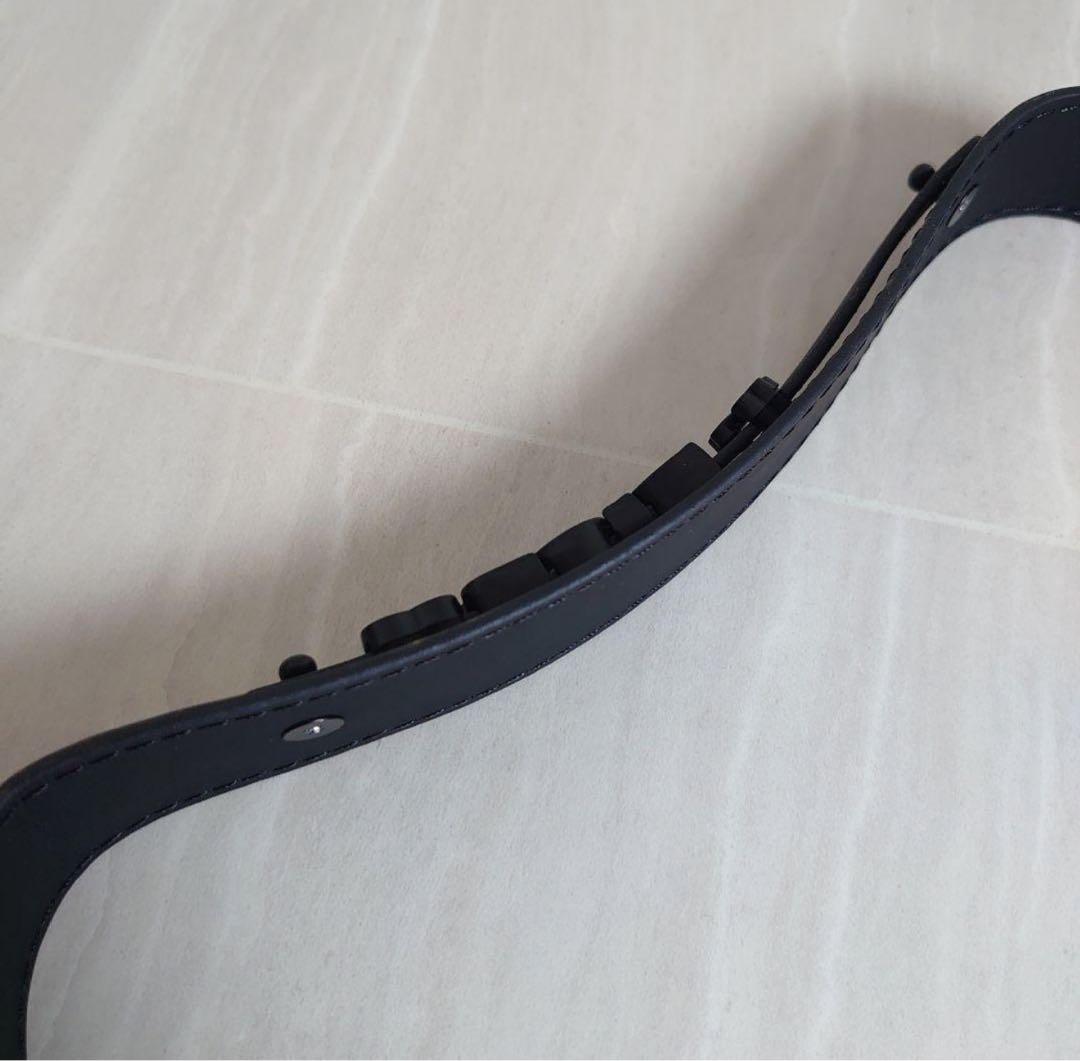 希少　Dior ブラック レザー ショルダーストラップ