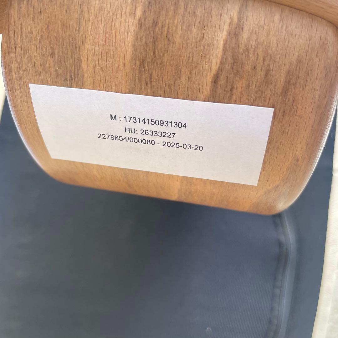 ★メイフェア 本革 ストレスレスチェア＆オットマン M クリーム オーク