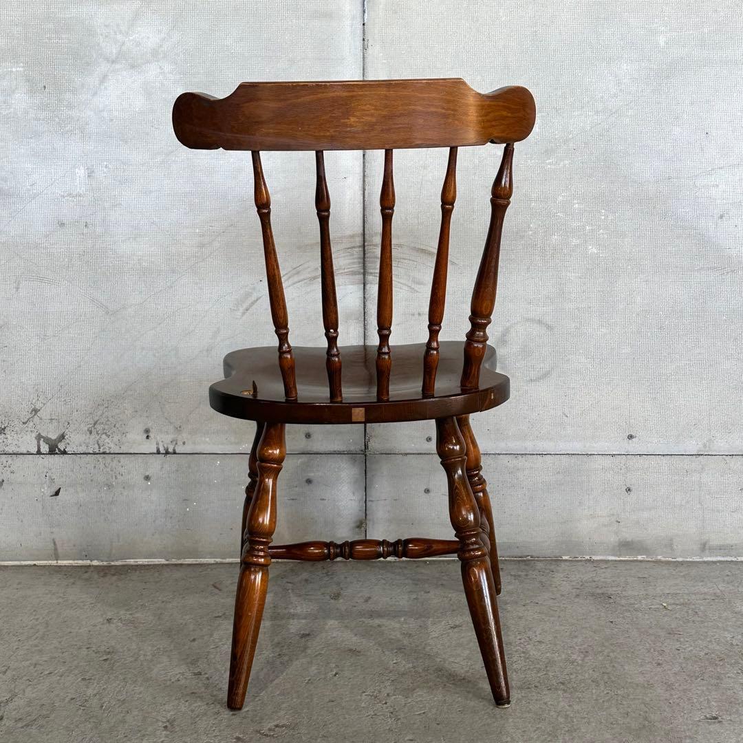 ✿訳あり✿ 昭和レトロ60s〜70s 飛騨産業 キツツキマーク ダイニングチェア