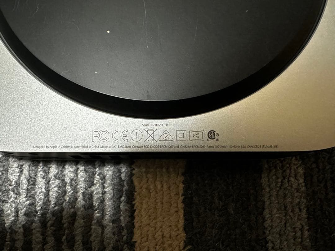 Mac mini Late2014 HDD1TB メモリー16GB