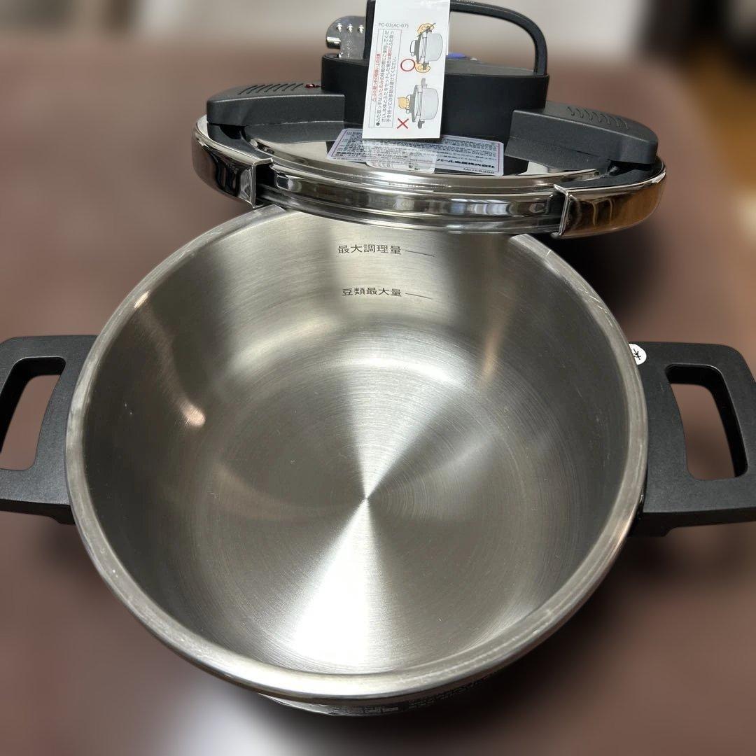 【再値下げ】圧力鍋 4.0L ワンタッチ開閉 パール金属