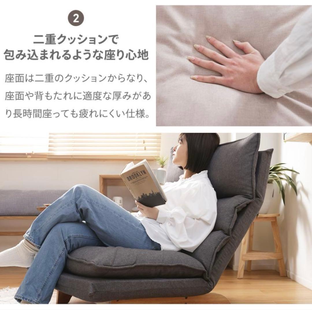 ソファー 一人掛け ソファ ローソファー　インディゴブルー