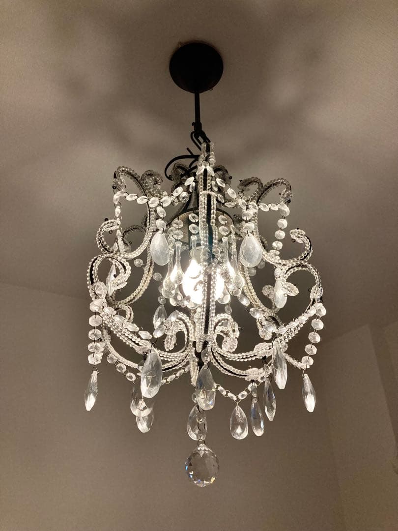 【専用】サラグレース シャンデリア 1灯Juliaシャビーグレー LED