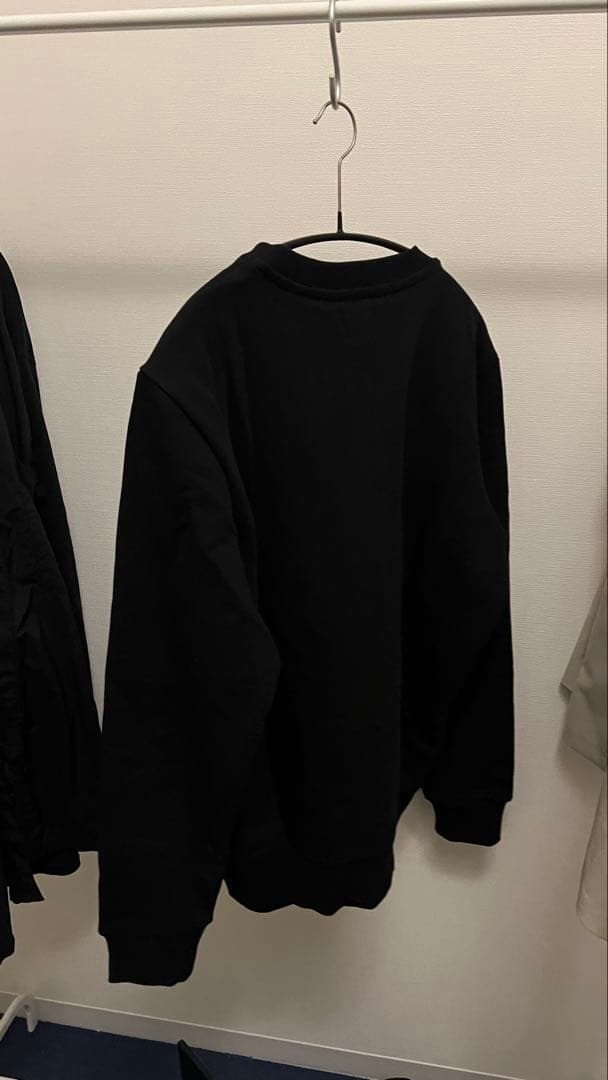 【正規品】DIESEL ブラック ロゴ　トレーナー（未使用・タグQR確認済み）