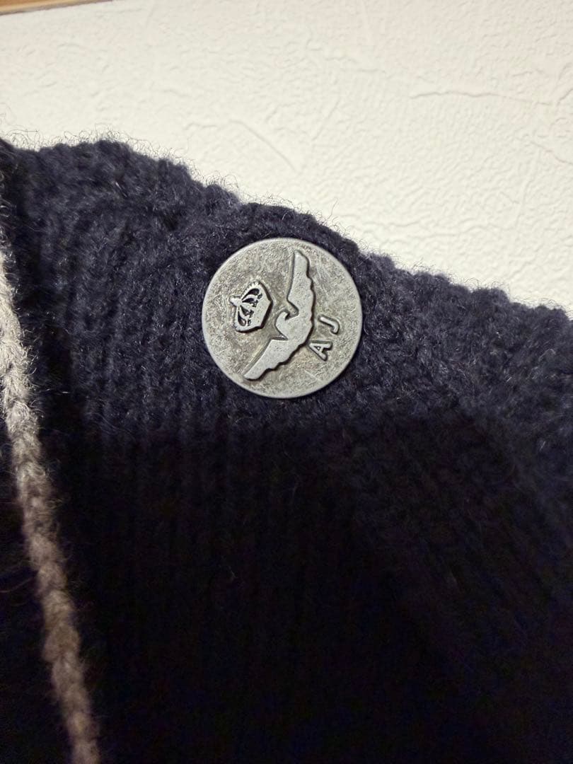 Armani Jeans XL ダークブルー ニット