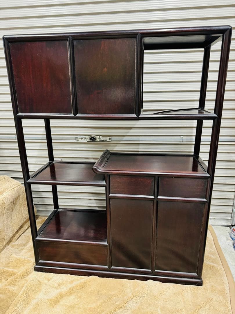 全国配送無料　民藝家具　飾り棚　和風　昭和レトロ　レア品　民藝家具　アンティーク