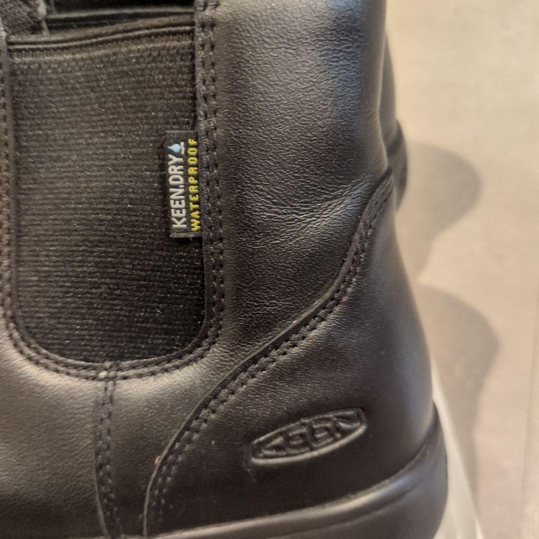 今週のみ！KEEN エレナ チェルシー WP 防水ブーツ ブラック