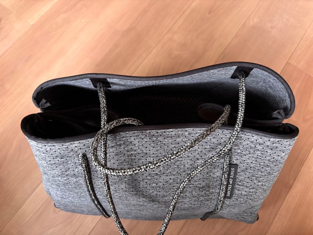 （新品未使用）STATE OF ESCAPE グレー トートバッグ