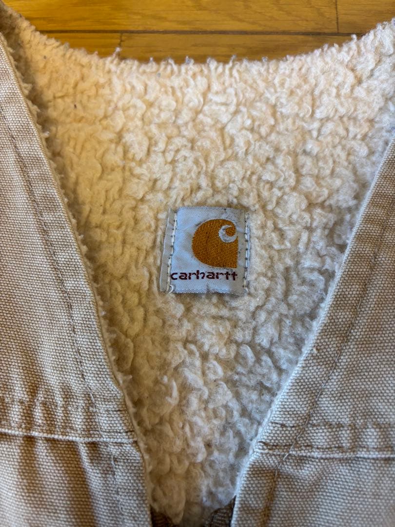 80’s USA製 carhartt カーハート 星タグ ダック ボア ベスト