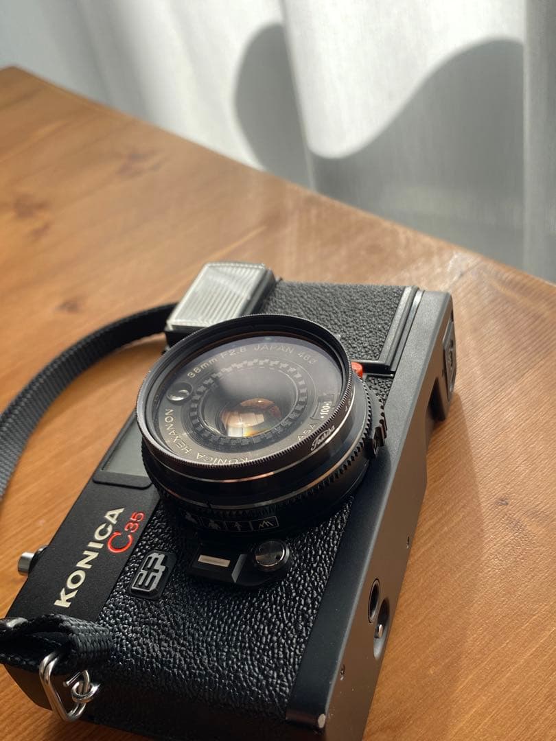 【昭和レトロフィルムカメラ】KONICA C35 EF