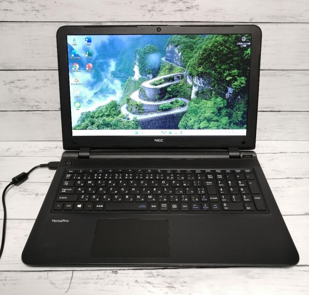 Windows11 NEC ノートパソコン 本体 カメラ オフィス付き
