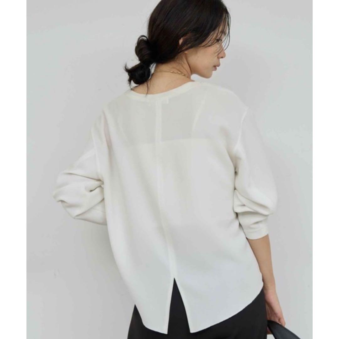 極美品✨ガリャルダガランテ 1,7万円 バックスリットブラウスT ホワイト