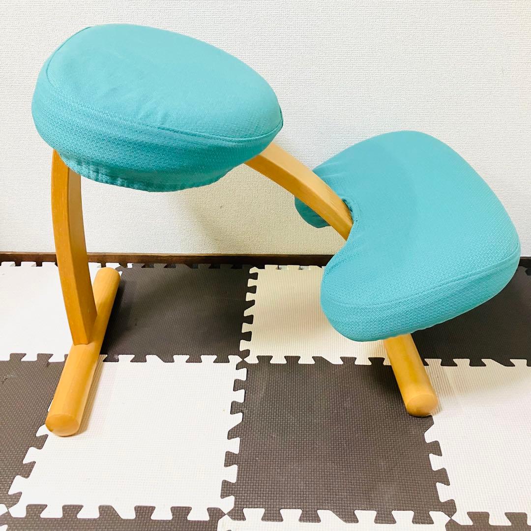 Rybo リボ バランスイージー チェアー 姿勢矯正イス サカモトハウス ブルー