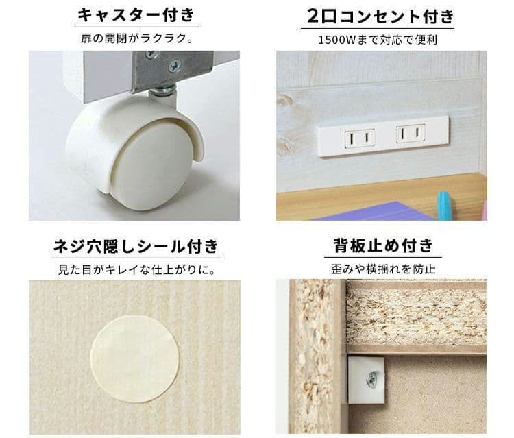 学習机 勉強机 デスク コンパクト 収納 折りたたみ　FJ-010-IR ②